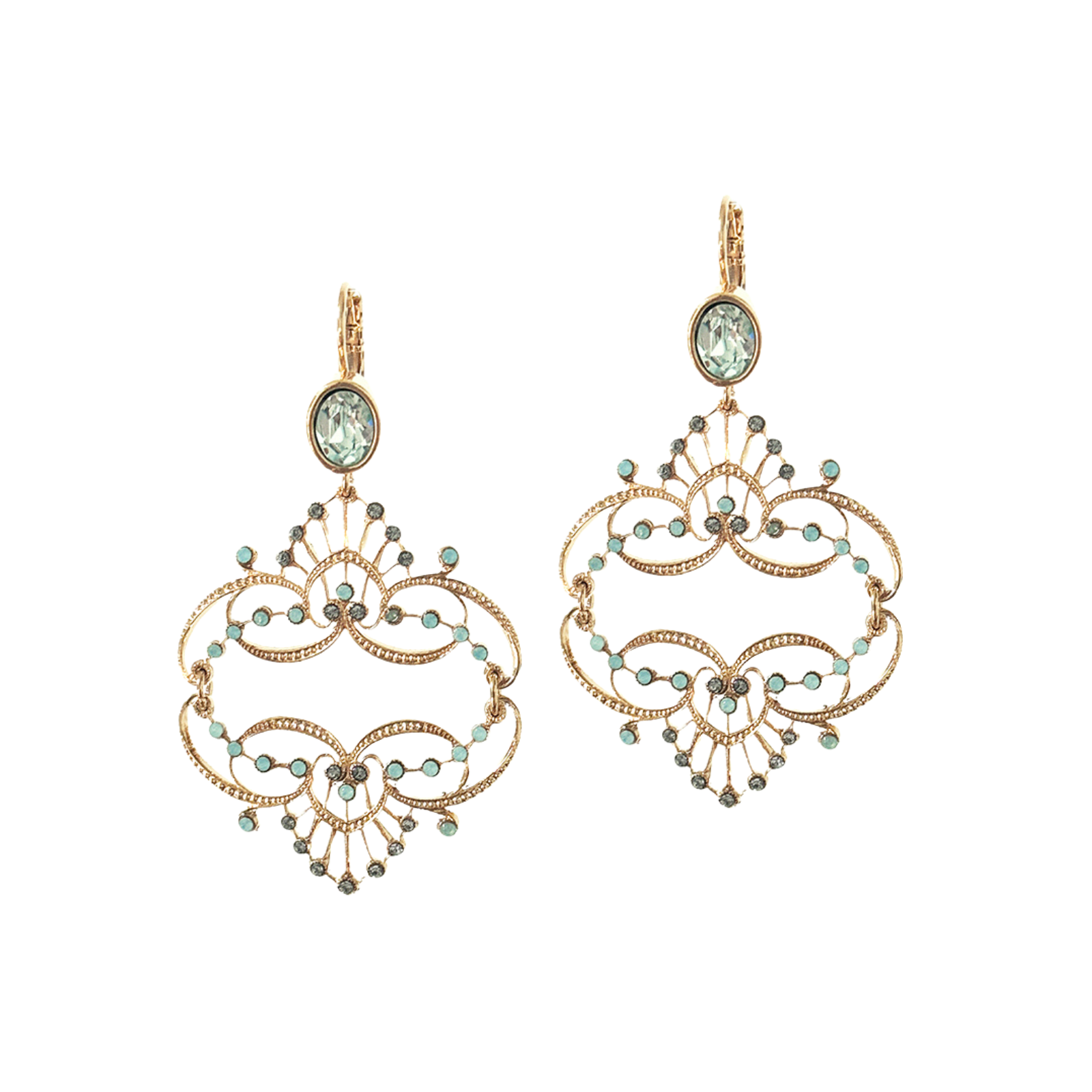 Boucles d'oreilles Antoinette Dorées