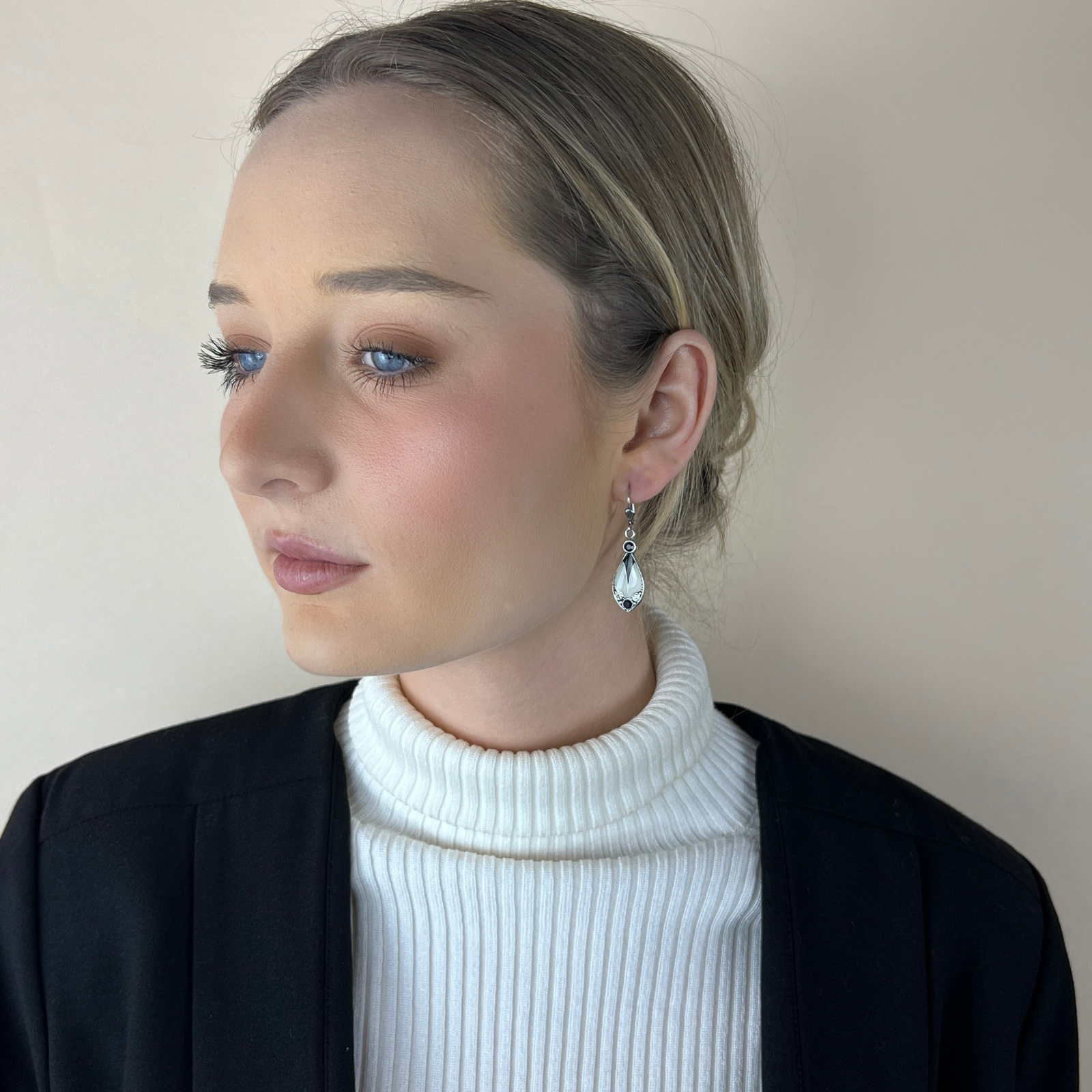 Boucles d'oreilles La pie