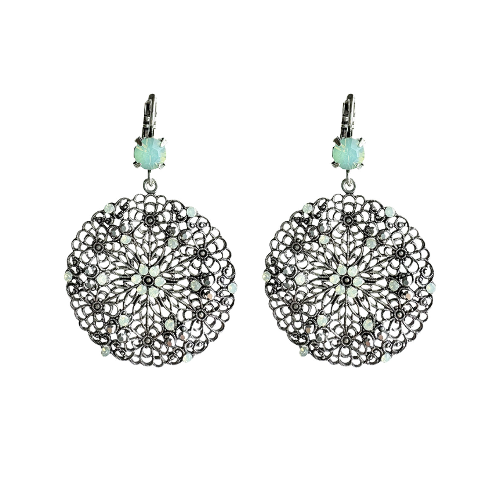 Boucles d'oreilles Rosalia Argentées