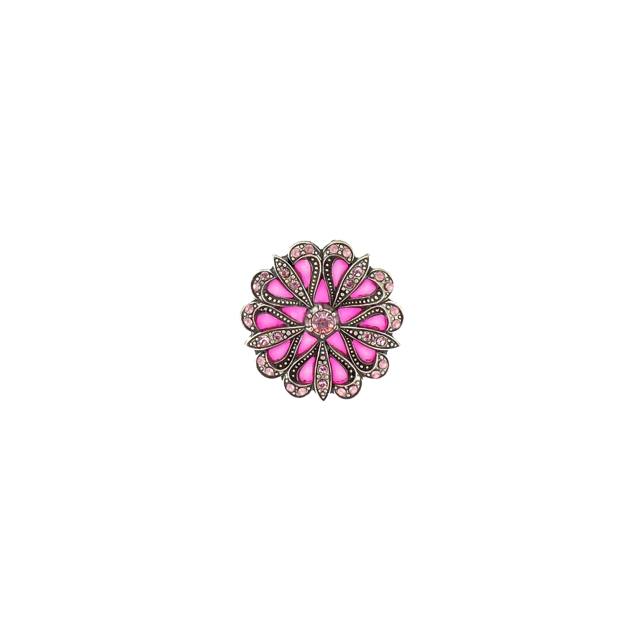Broche Flore Argentée
