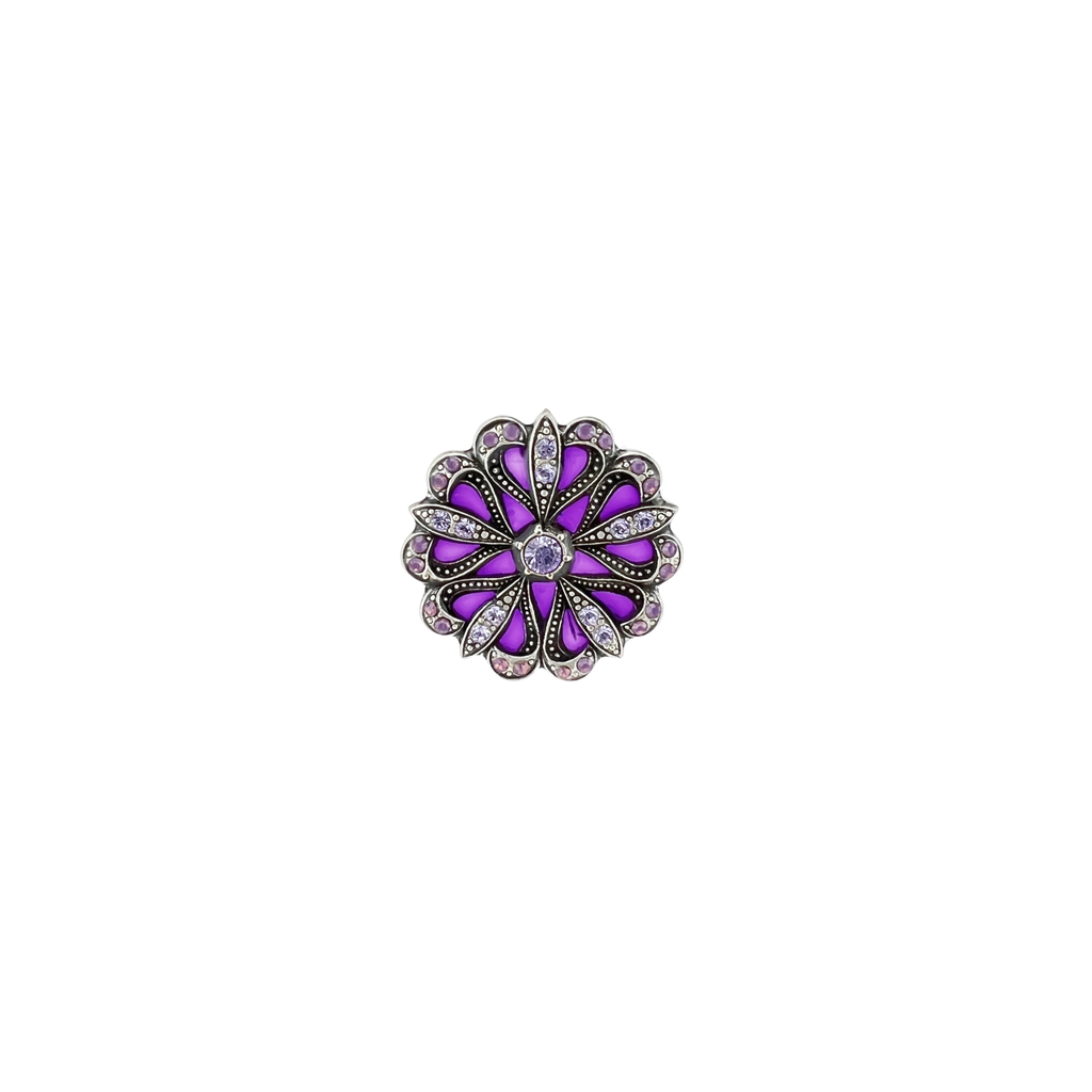 Broche Flore Argentée
