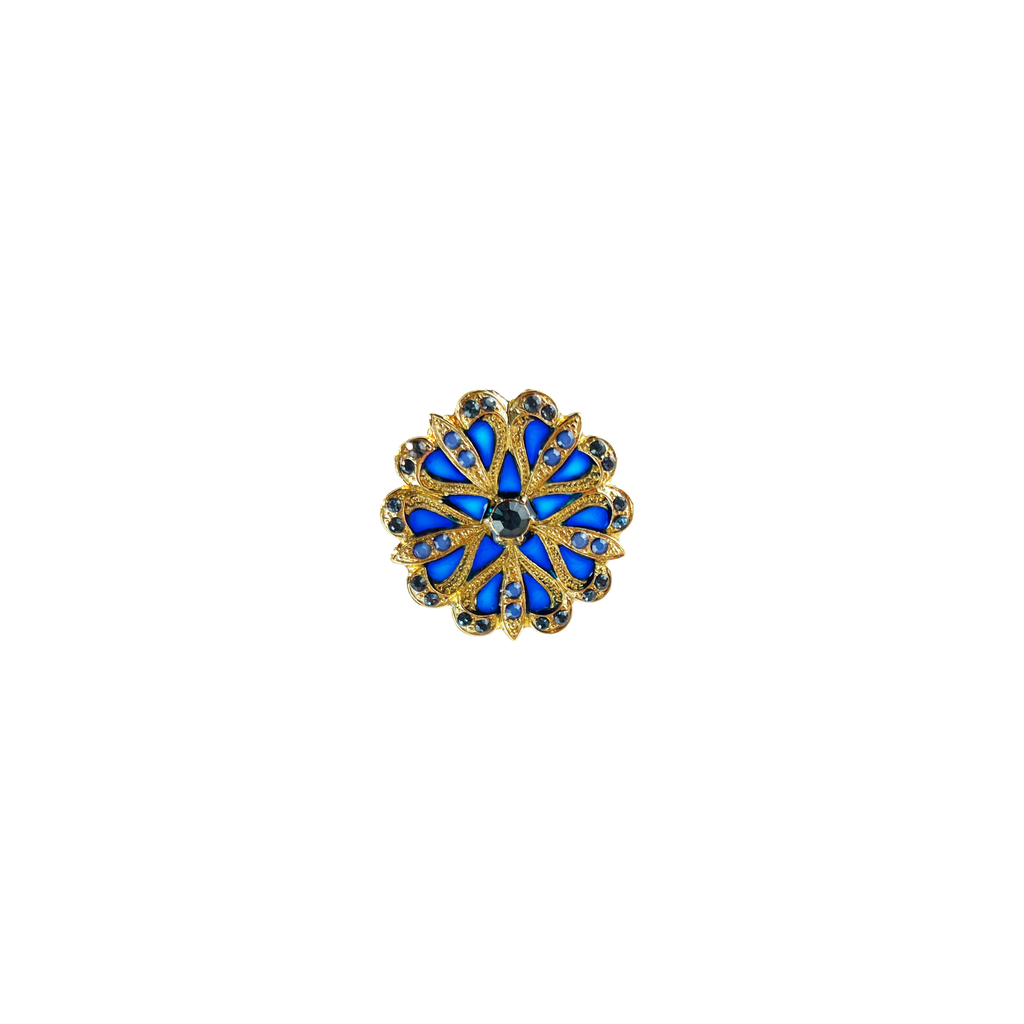 Broche Flore Dorée