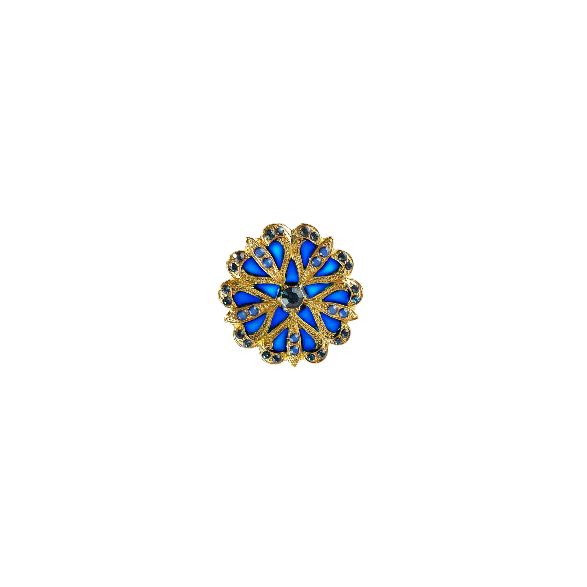 Broche Flore Dorée
