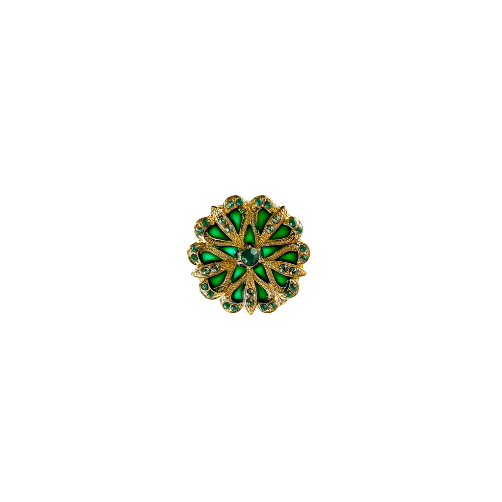 Broche Flore Dorée