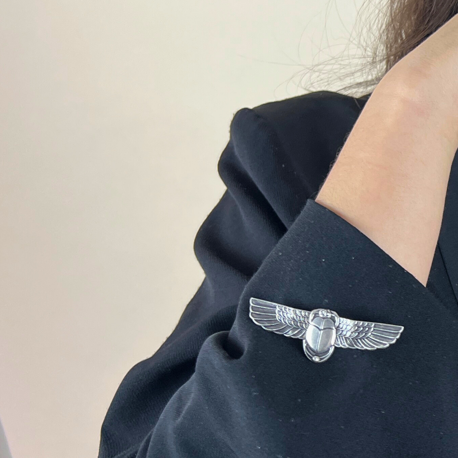 Broche Egyptus Argentée