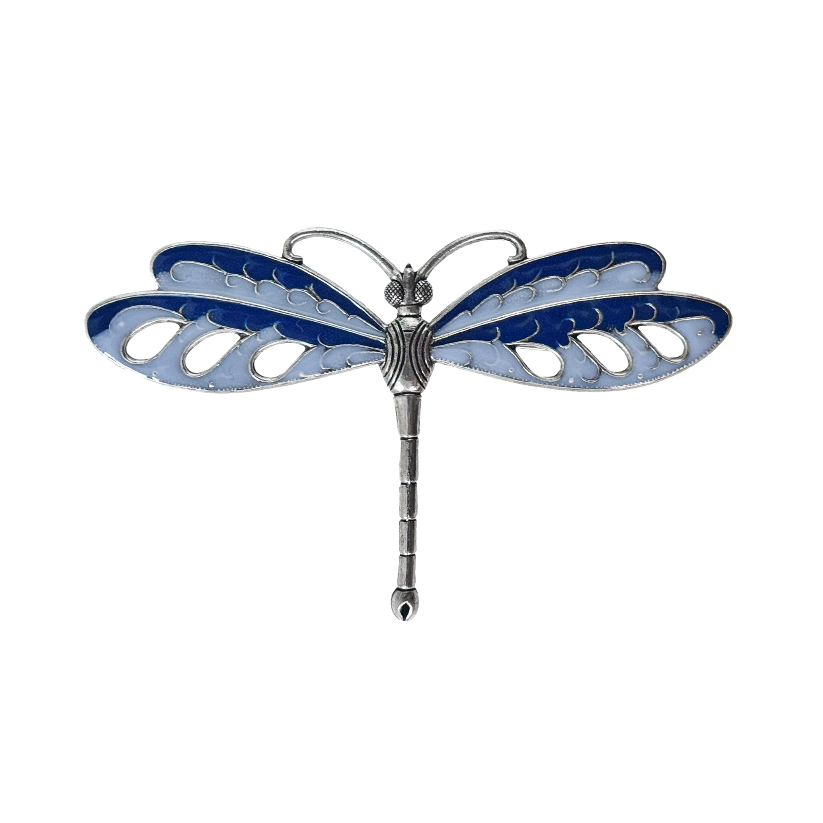 Broche Libellule gravée