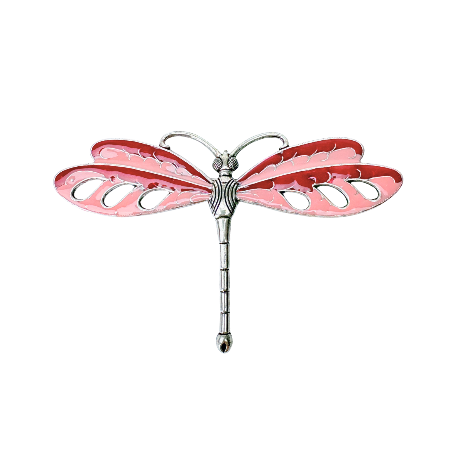 Broche Libellule gravée