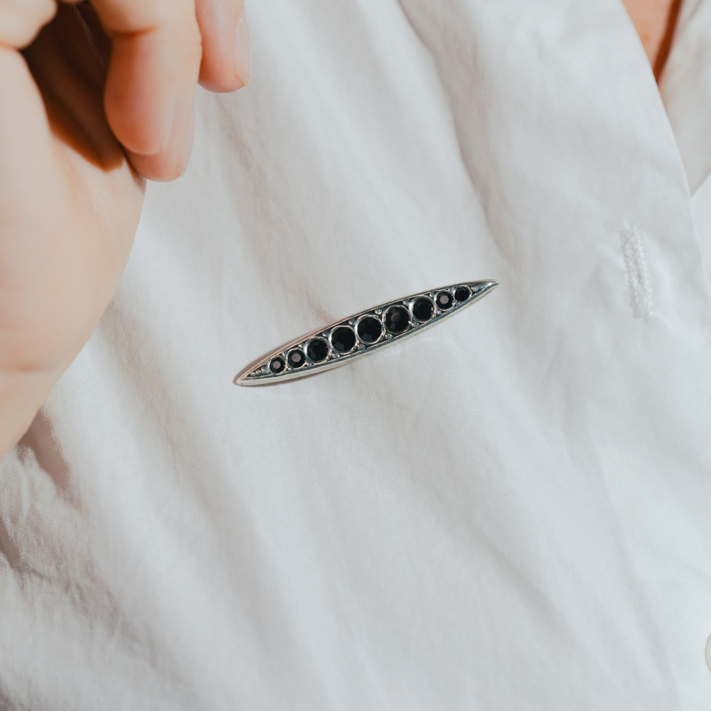 Broche Juliane Argentée