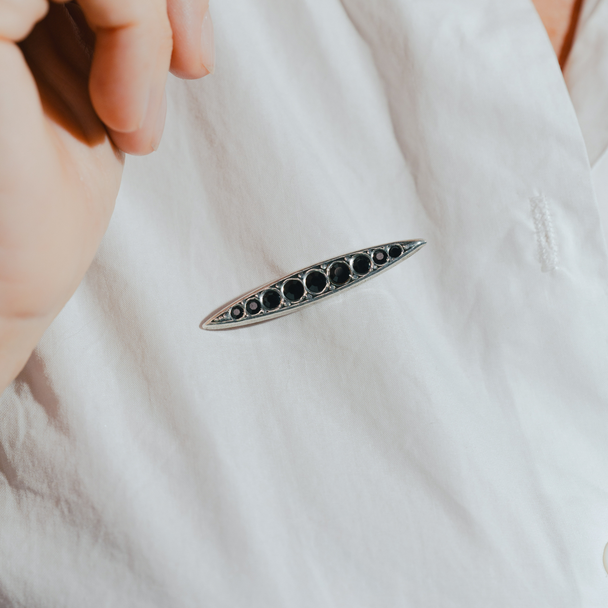 Broche Juliane Argentée