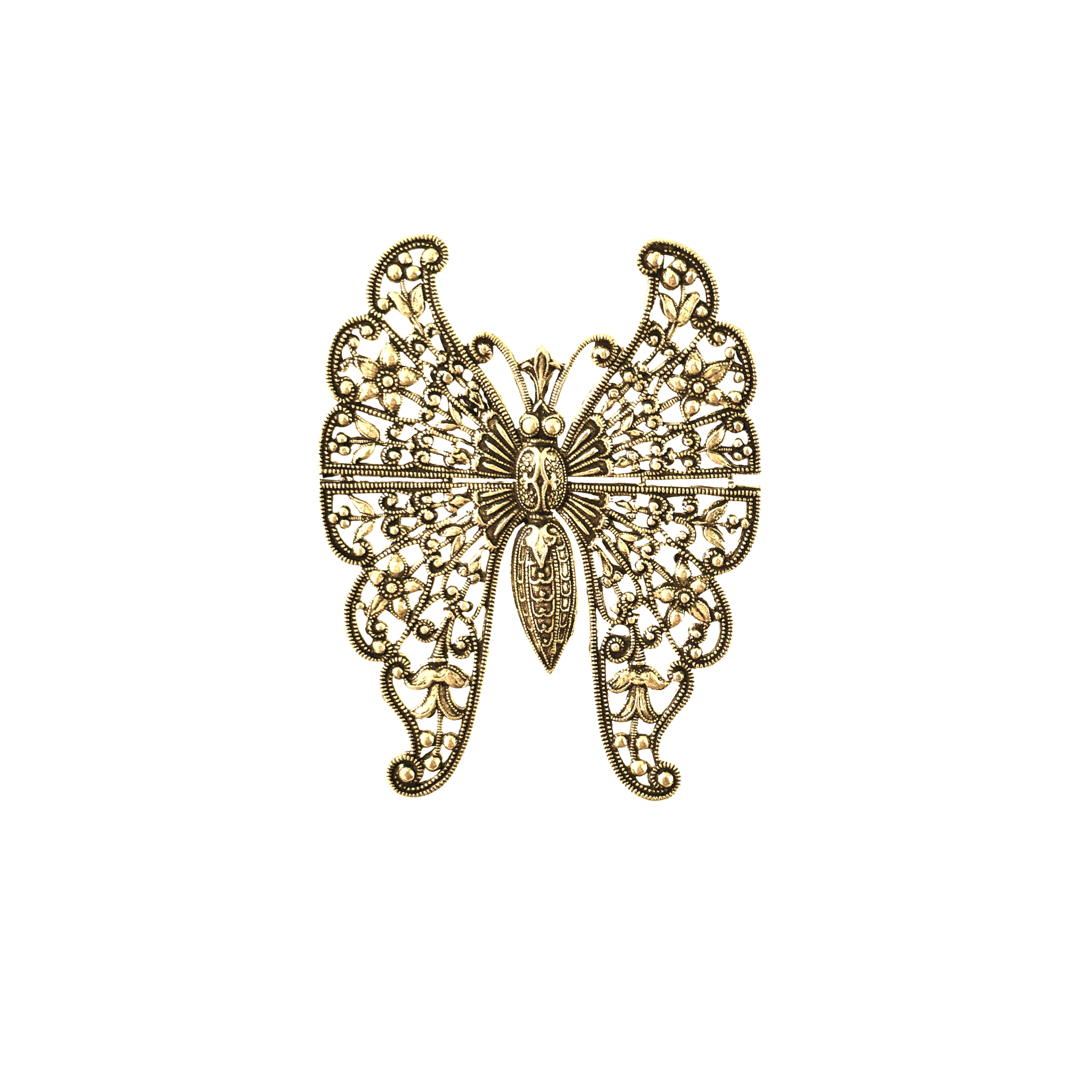 Broche Machaon Dorée