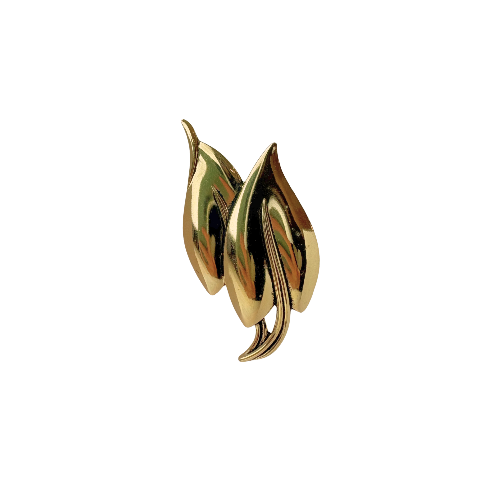 Broche Papyrus dorée