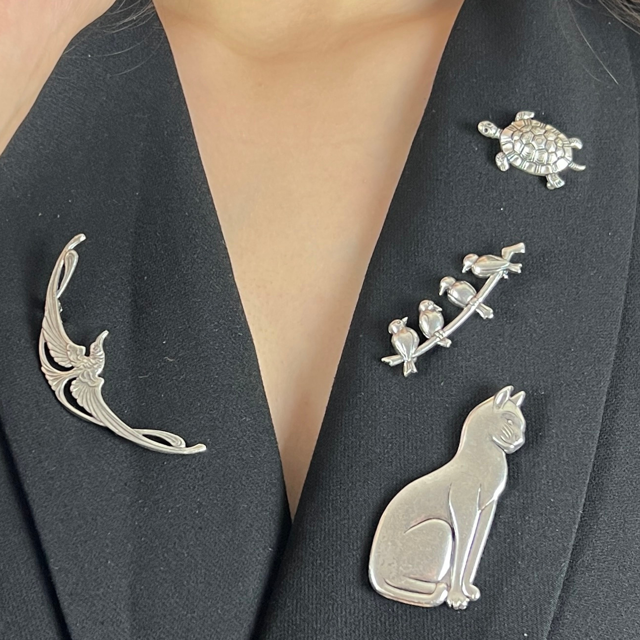 Broche Petite tortue Argentée