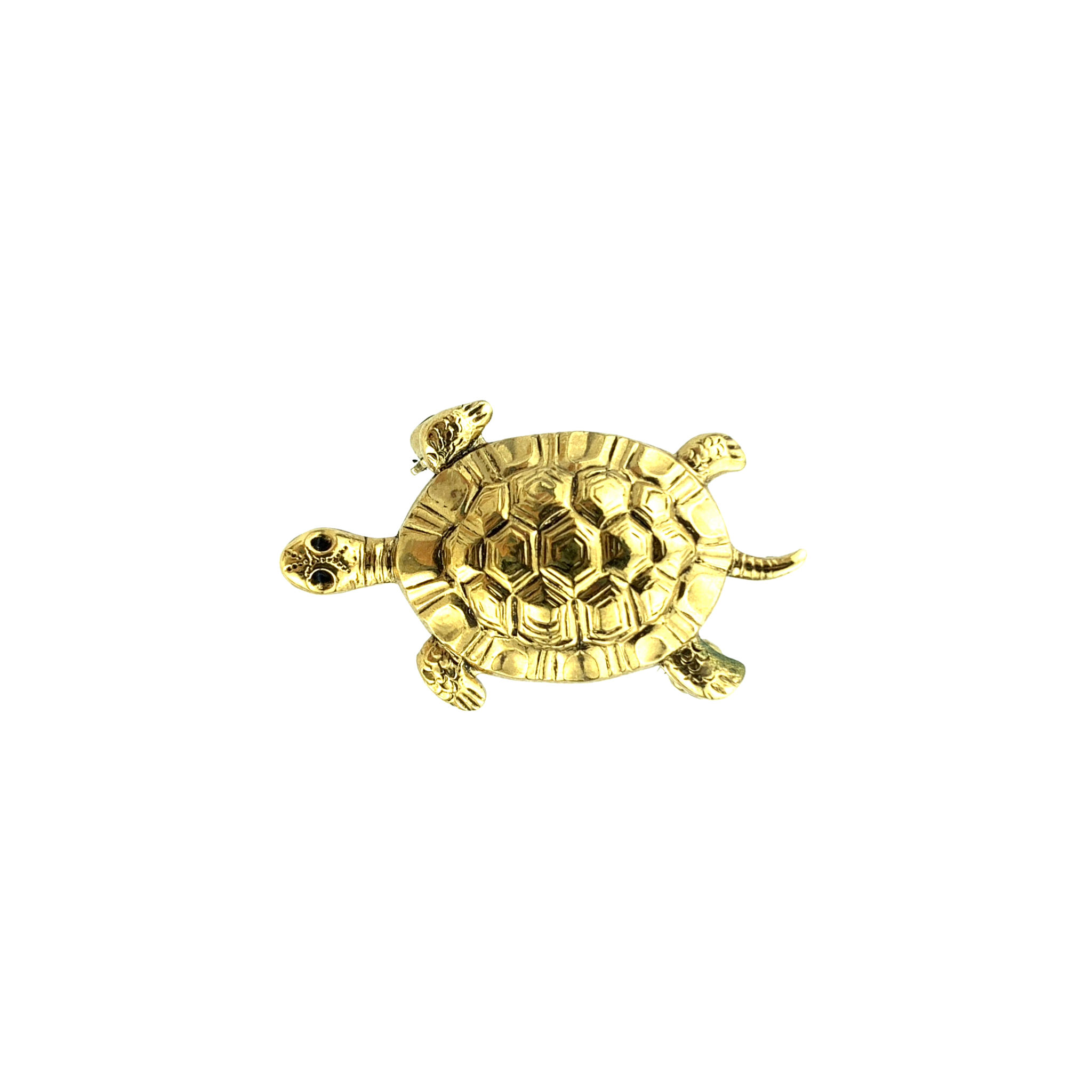 Broche Petite tortue Dorée