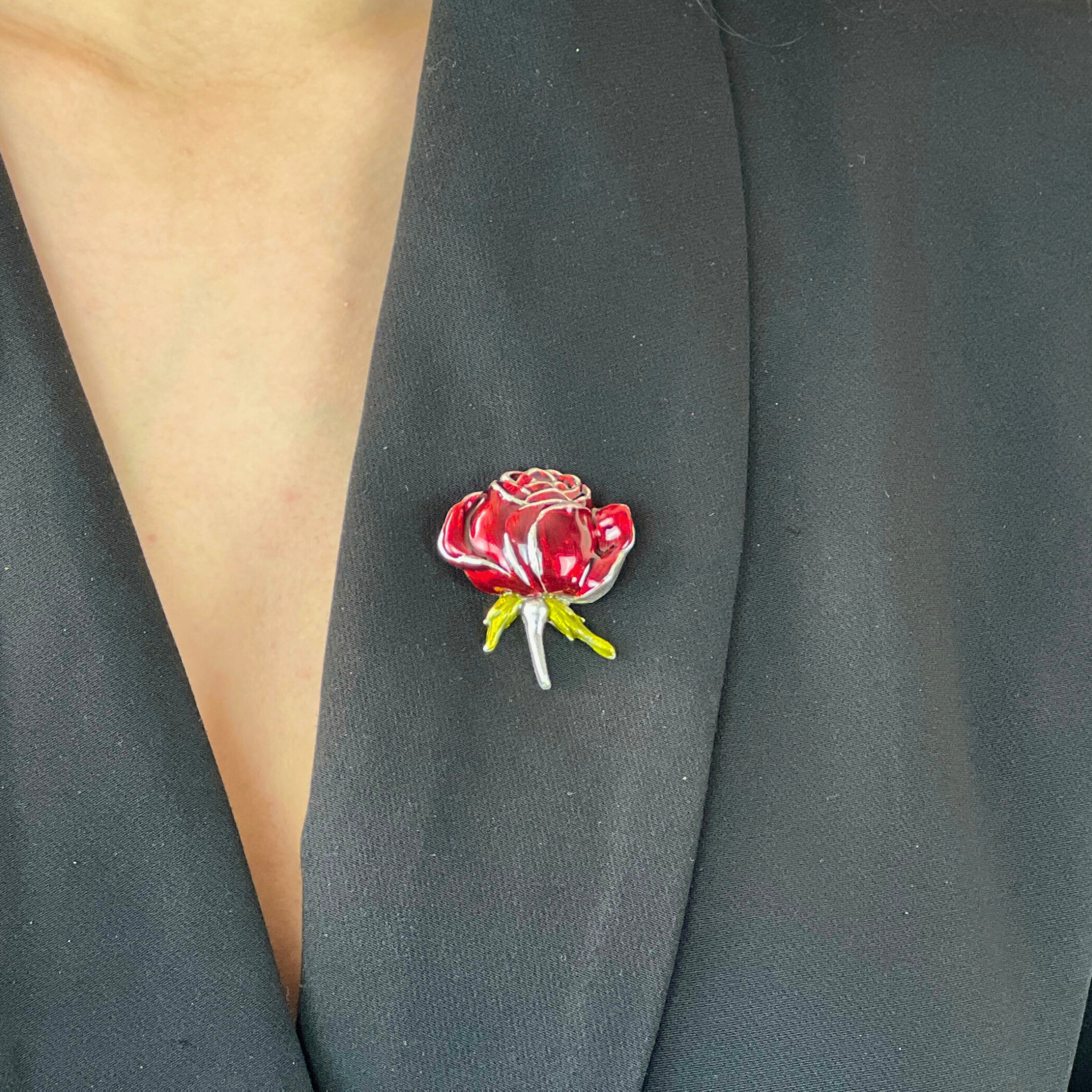 Broche Ma rose