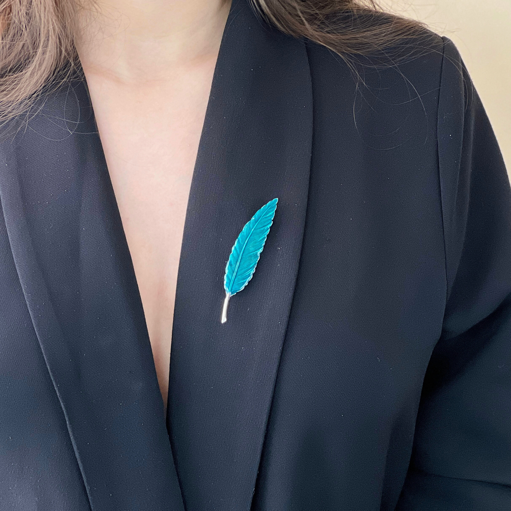 Broche Plume