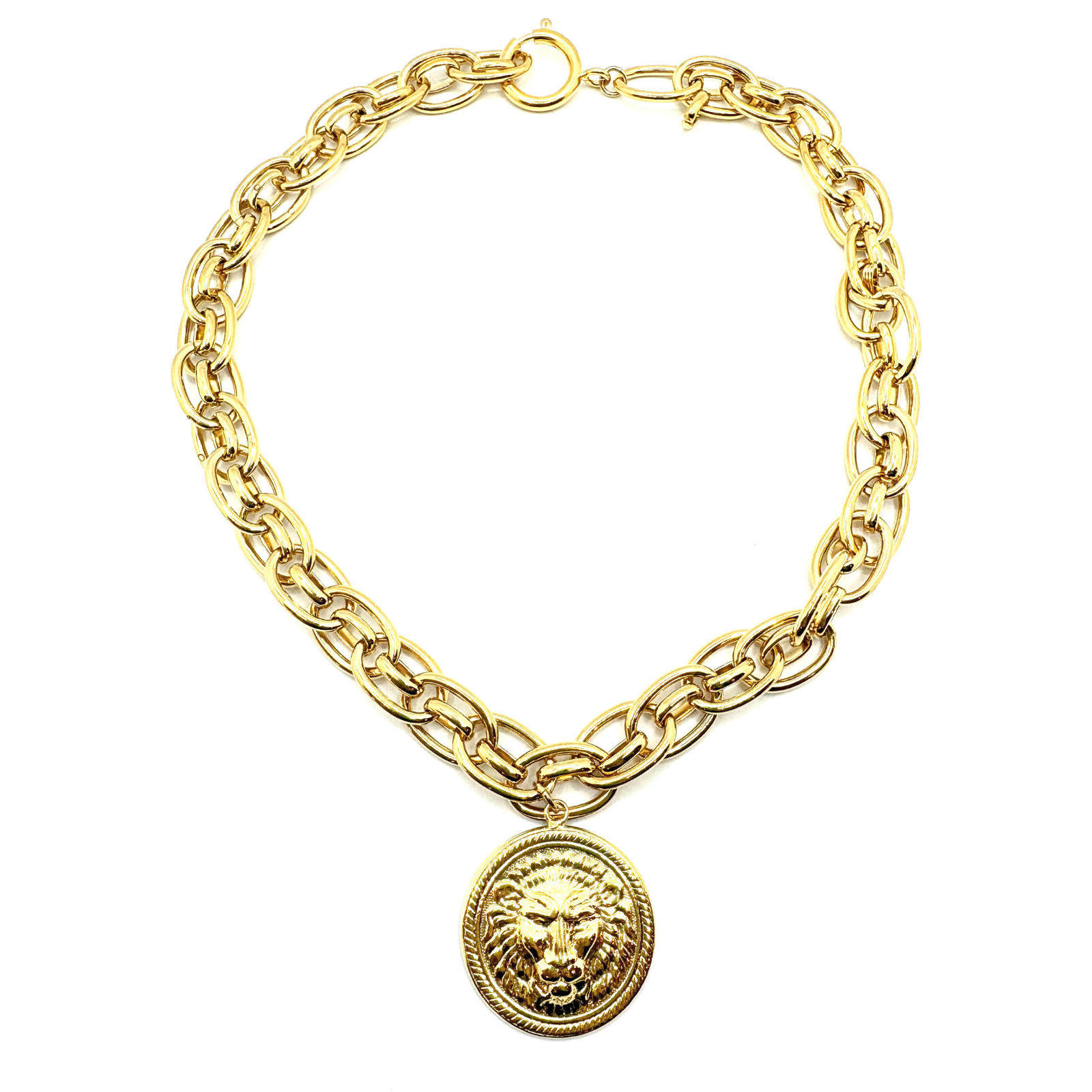Collier Lion Doré