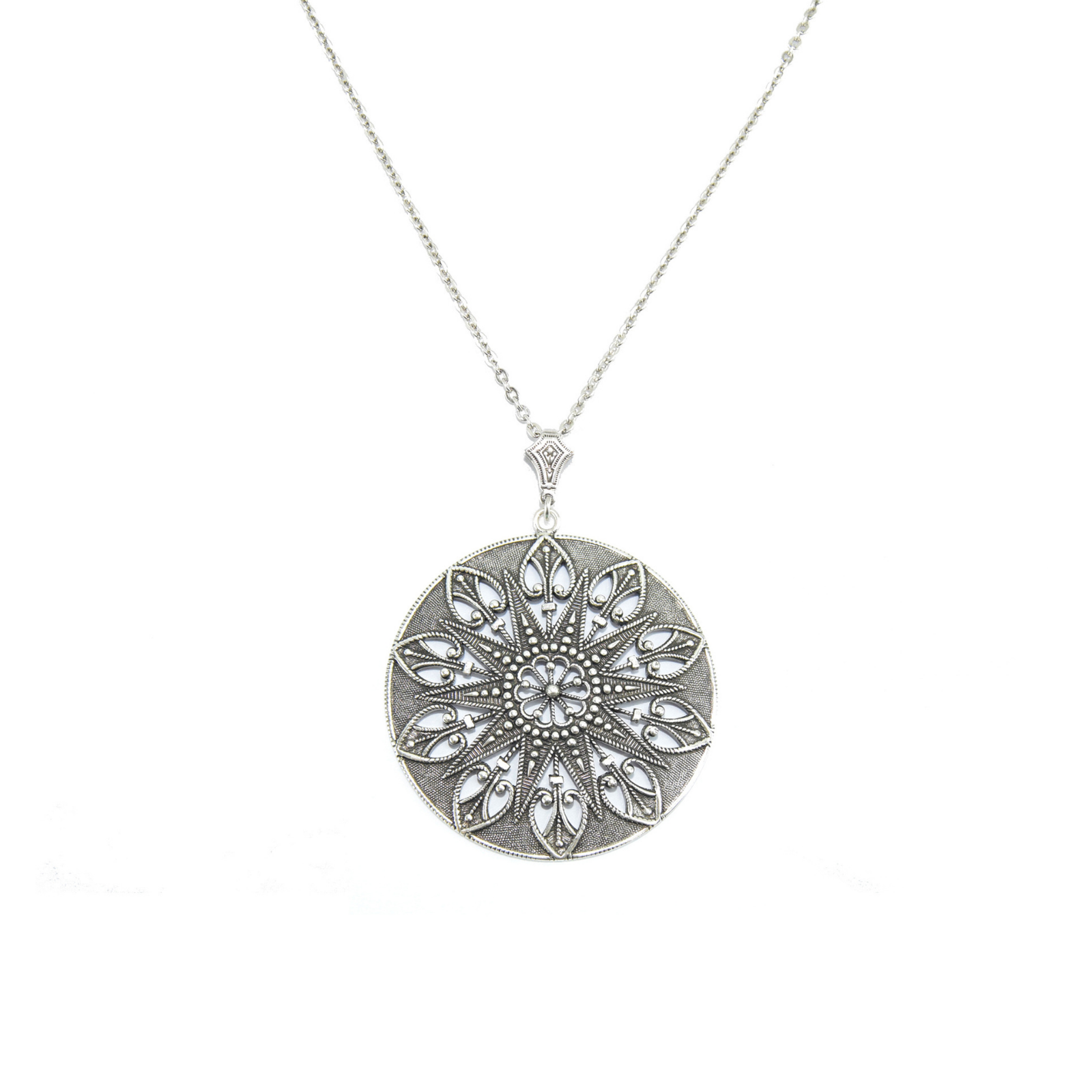 Collier Lyreto Argenté