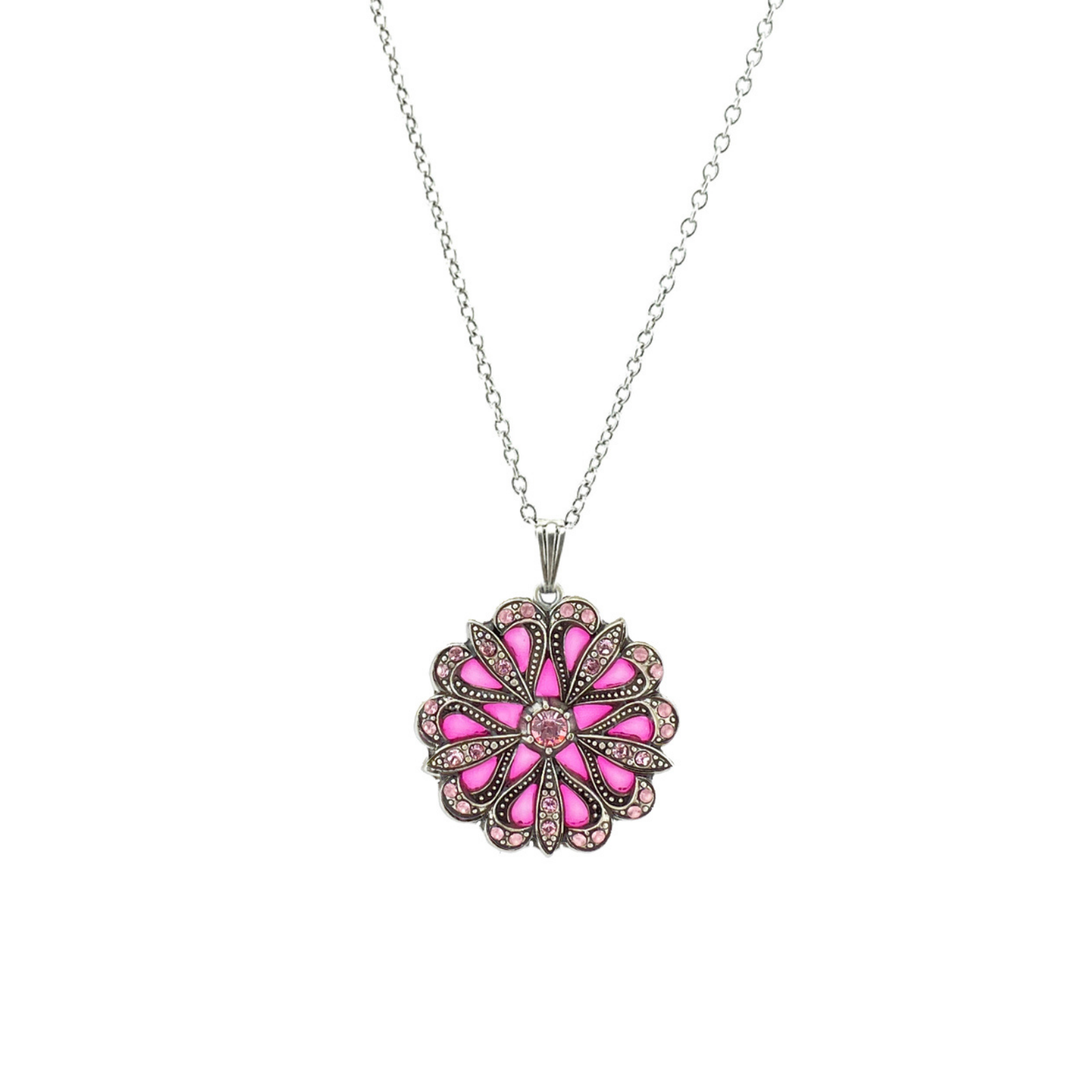 Collier Flore Argenté