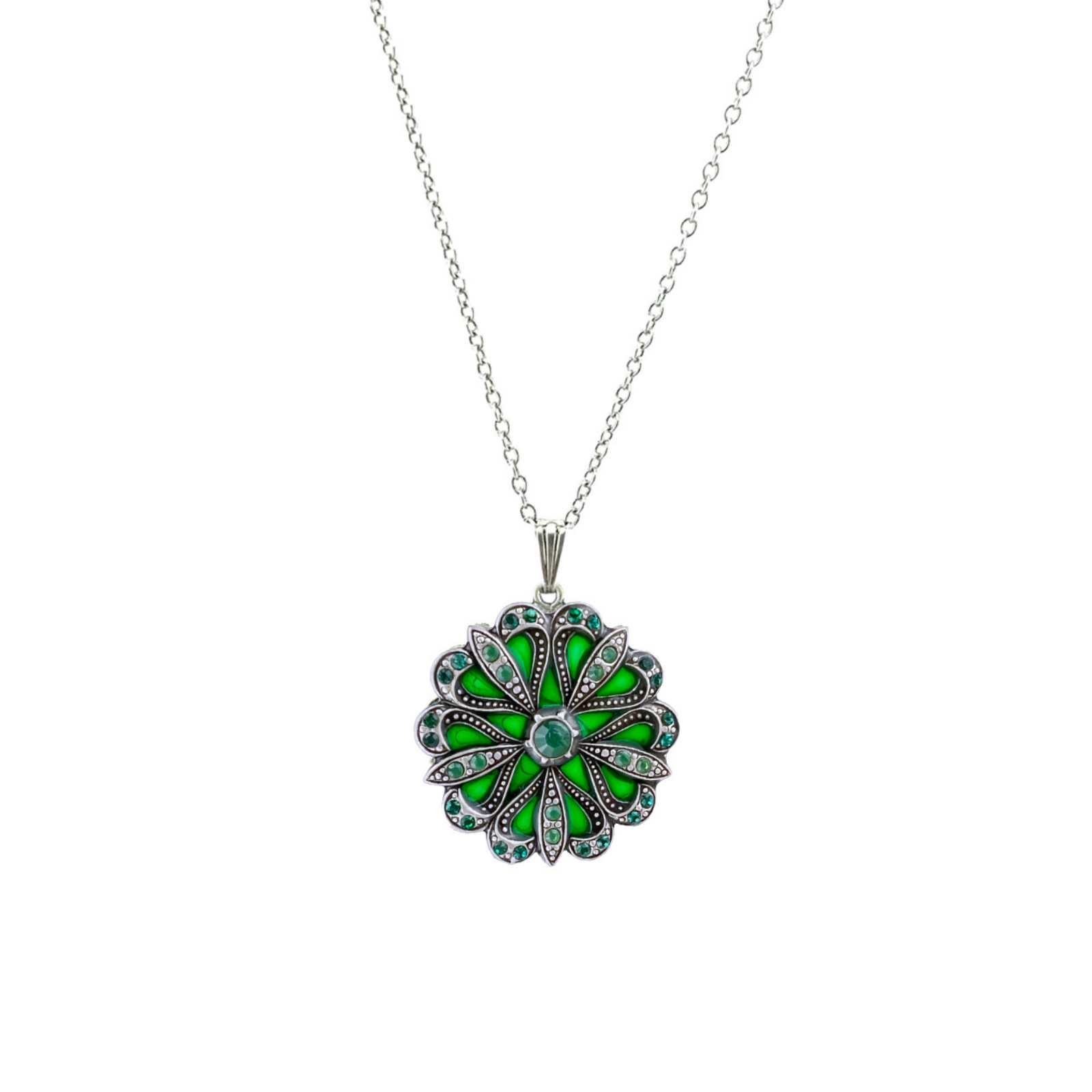 Collier Flore Argenté
