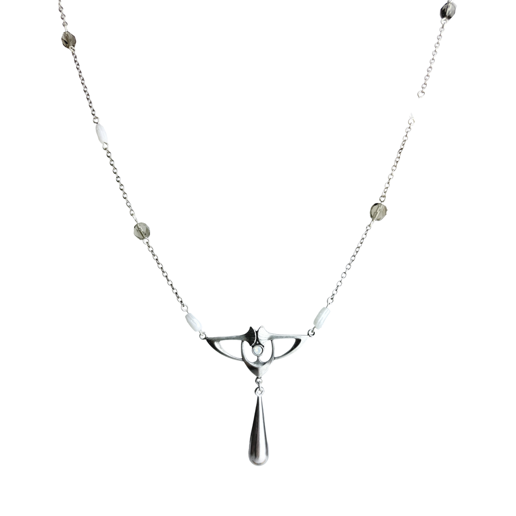 Collier Belle époque Argenté