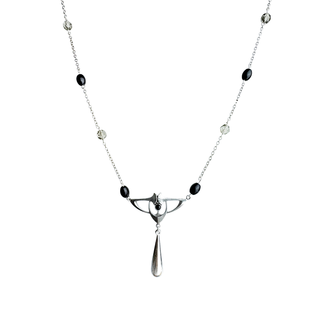 Collier Belle époque Argenté