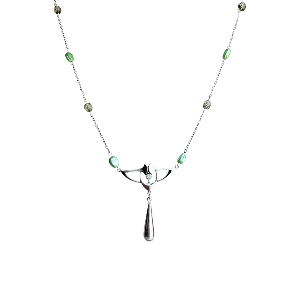Collier Belle époque Argenté