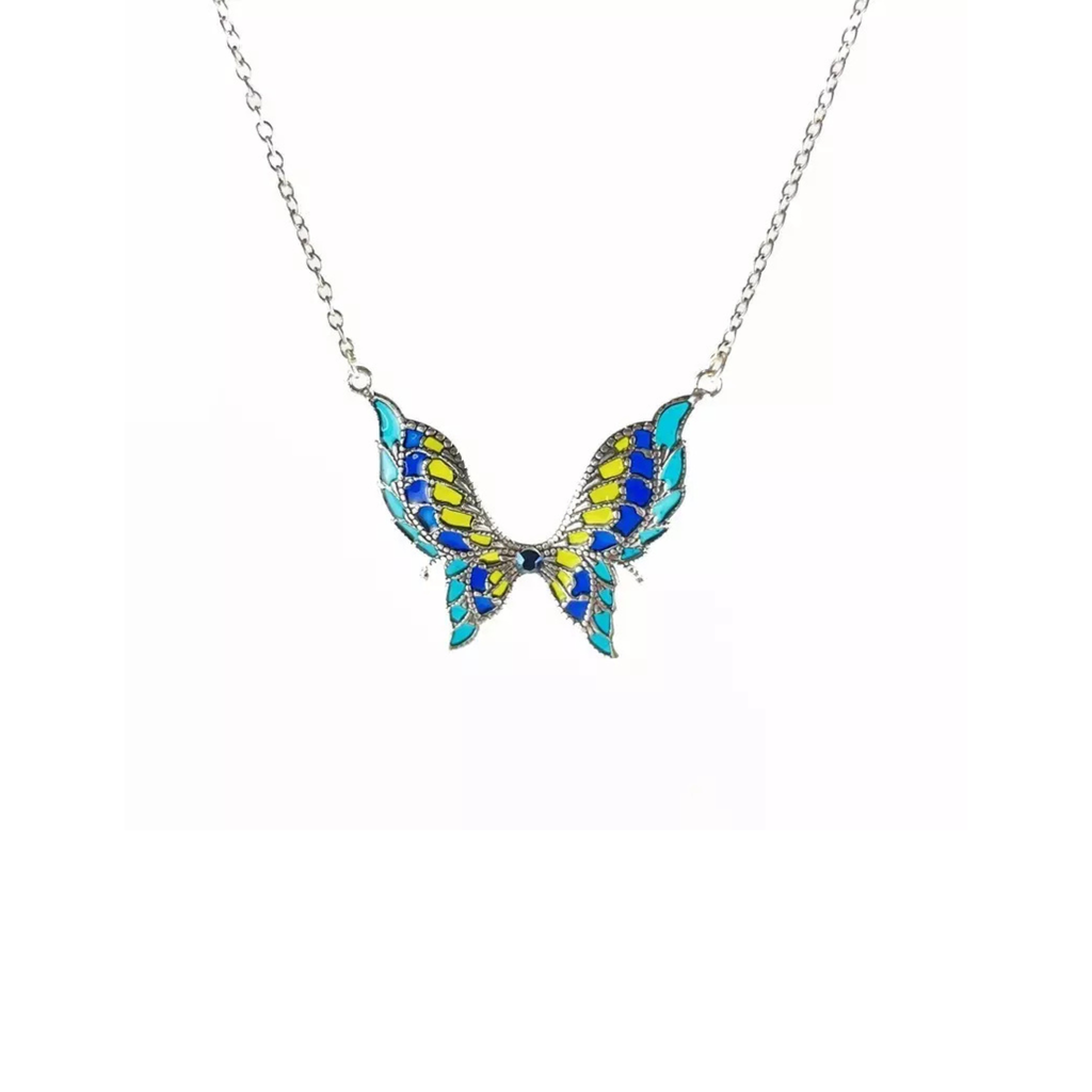 Collier Papilio Argenté
