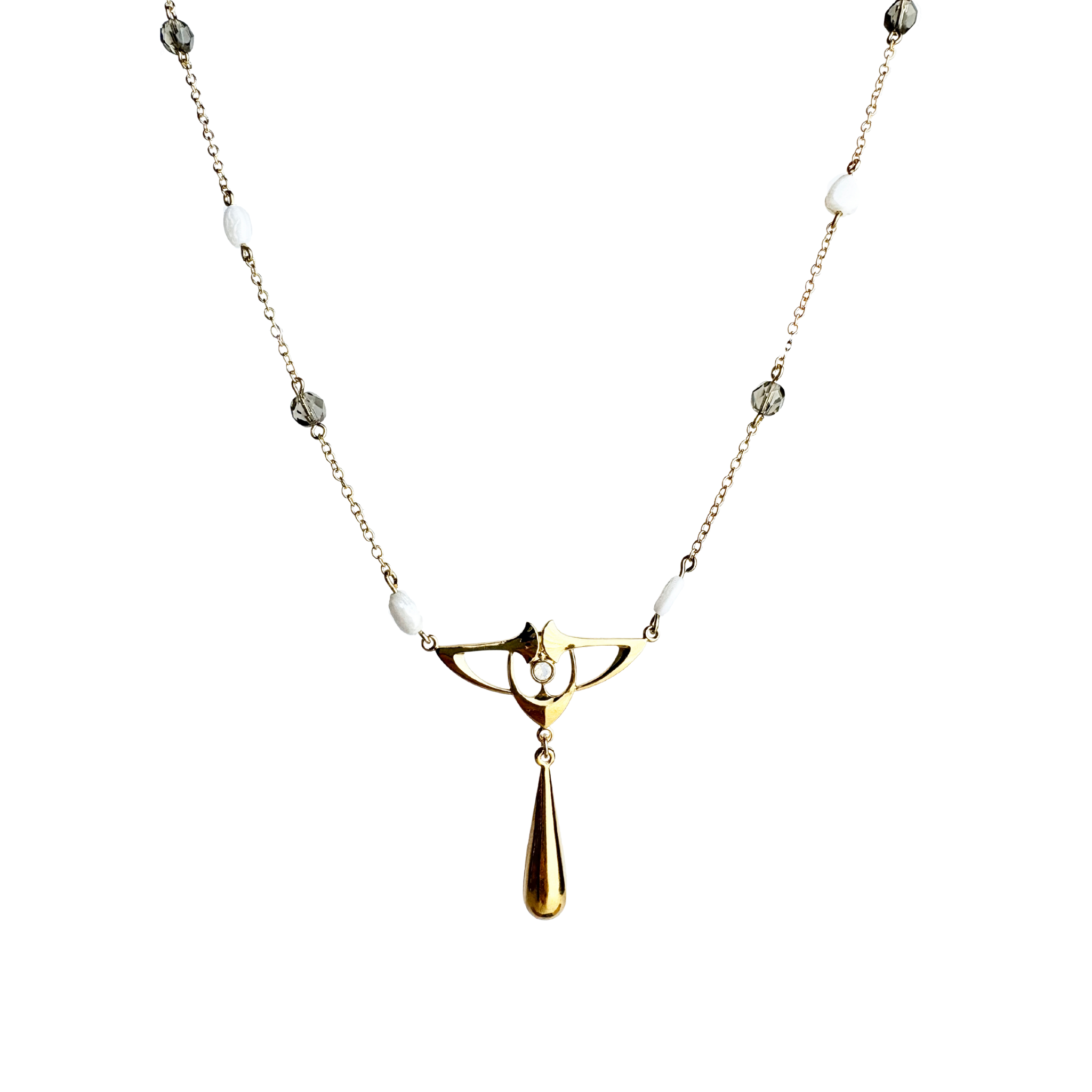 Collier Belle époque Doré