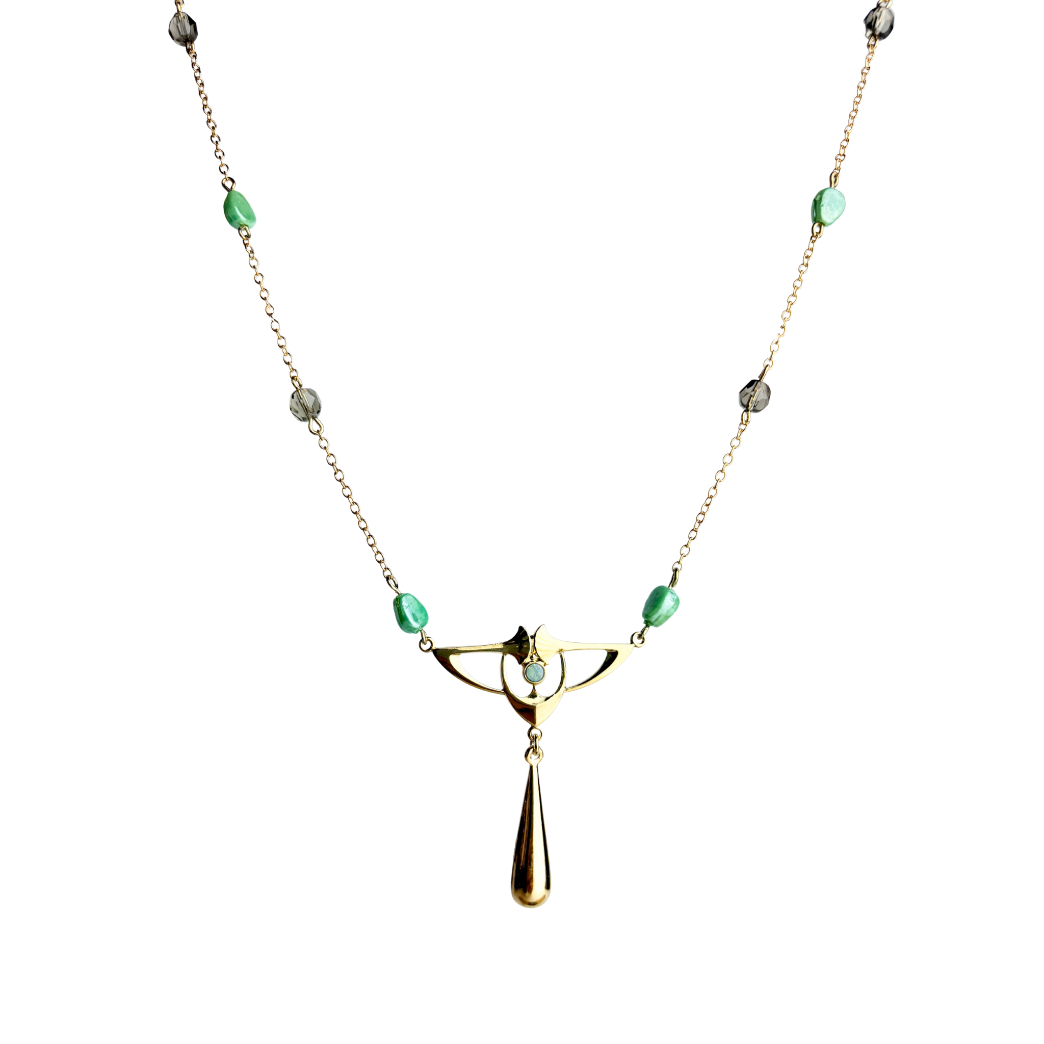 Collier Belle époque Doré