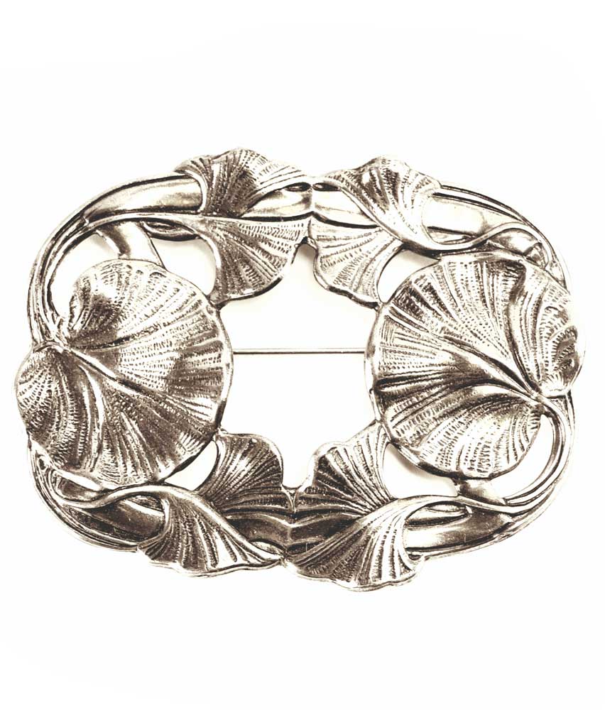 Broche fait main de la collection nature d'Au Bout Des Rêves nommée Nénuphars
