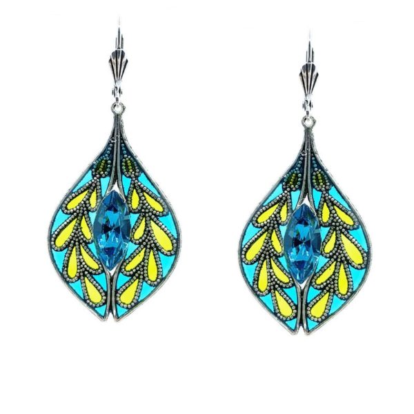 Boucles d'oreilles Gentiane