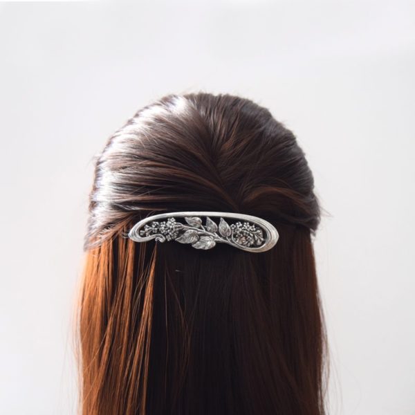 Barrette Lilas Dorée