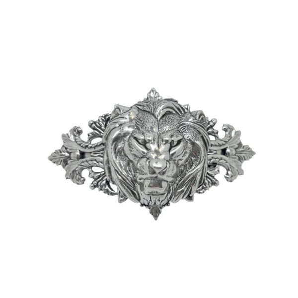 Barrette Lion Argent